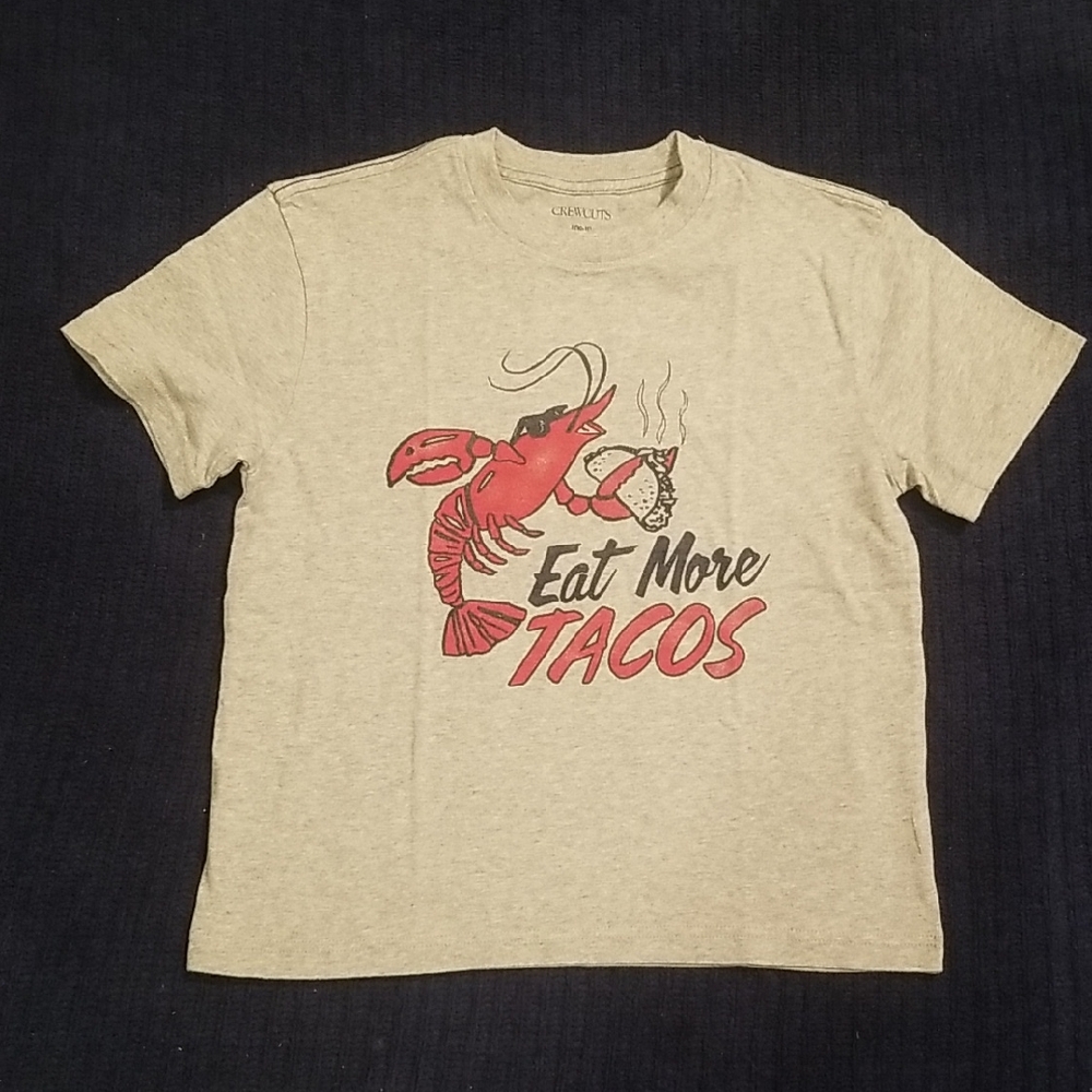 T-Shirt with Red Lobster Graphic